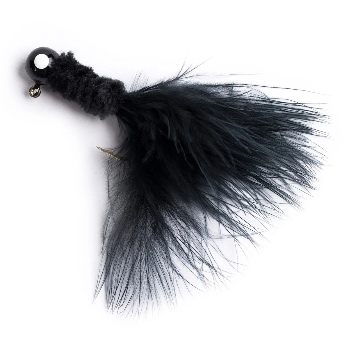 Scheels Outfitters Marabou Crappie Jigs Yellow/black/yellow 2 Scheels Outfitters Marabou Crappie Jigs Yellow/black/yellow - Image 2