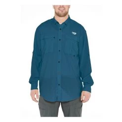 Men's Scheels Outfitters Pursuit Long Sleeve Shirt Blue
