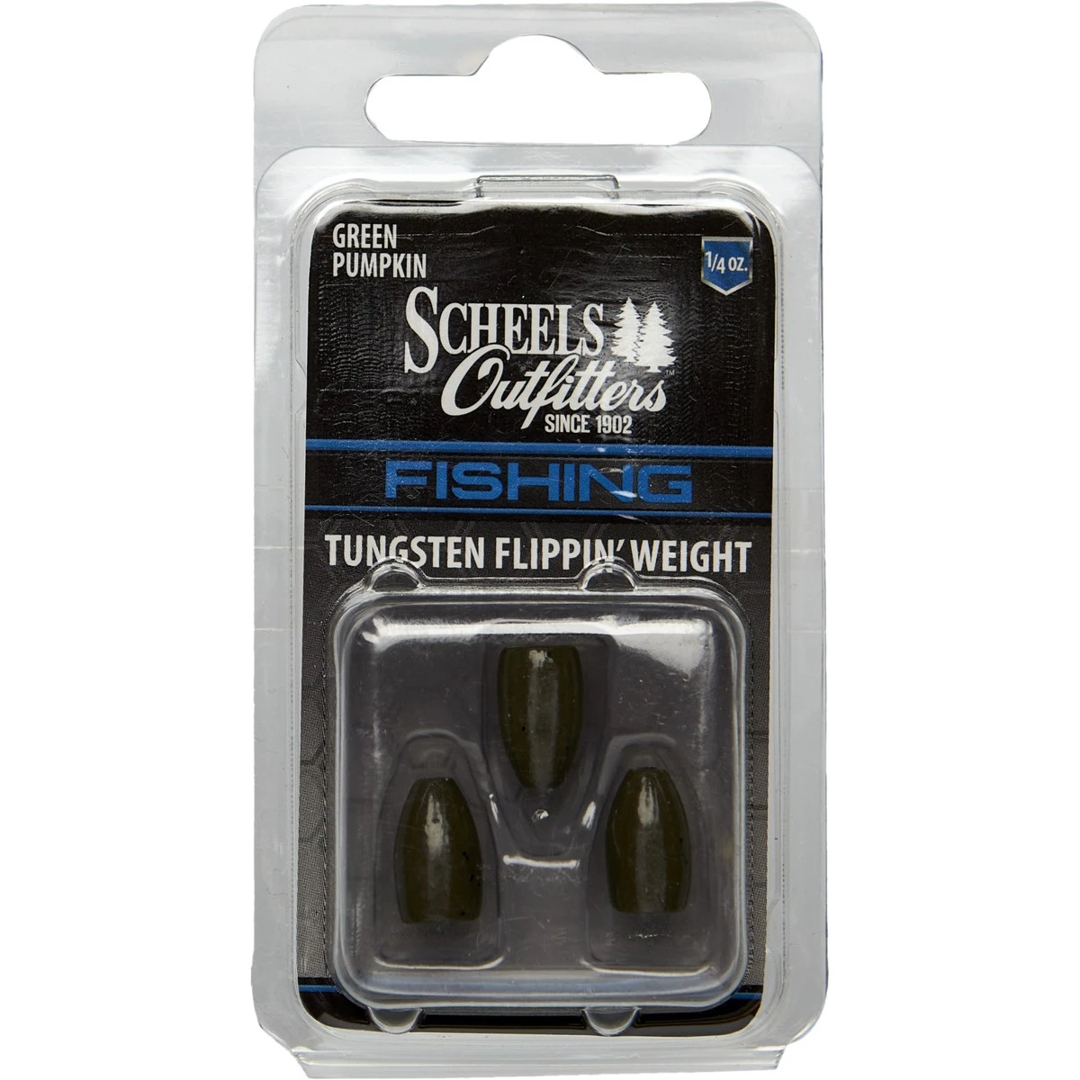 Scheels Outfitters Tungsten Flippin' Weights Green Pumpkin 5 Scheels Outfitters Tungsten Flippin' Weights Green Pumpkin - Image 5
