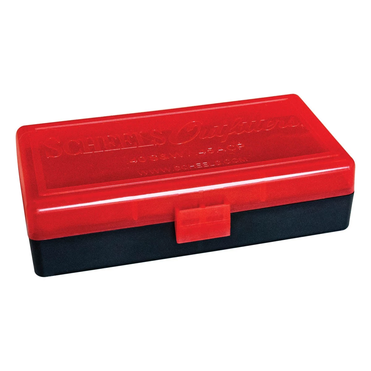 Scheels Outfitters 50 Round Pistol Ammo Box Red 2 Scheels Outfitters 50 Round Pistol Ammo Box Red - Image 2
