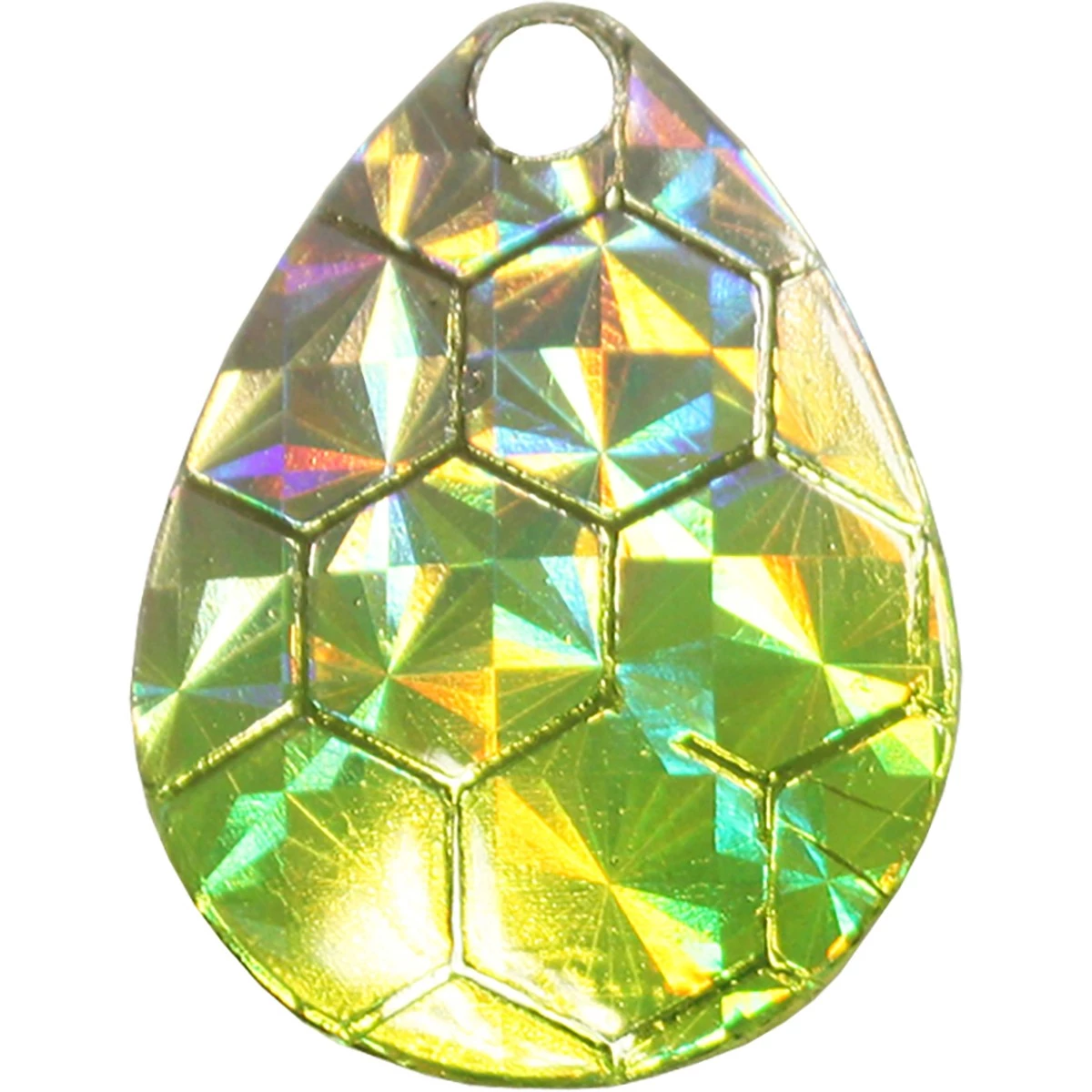 Scheels Outfitters Hexagon Foil Spinner Blades Silver Chartreuse Splash 3 Scheels Outfitters Hexagon Foil Spinner Blades Silver Chartreuse Splash - Image 3