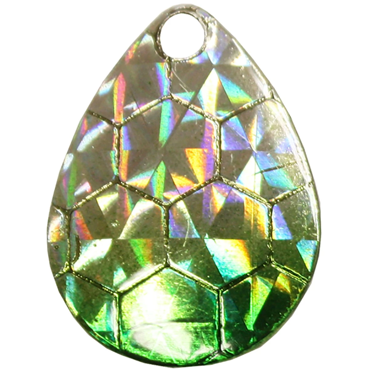 Scheels Outfitters Hexagon Foil Spinner Blades Silver Chartreuse Splash 4 Scheels Outfitters Hexagon Foil Spinner Blades Silver Chartreuse Splash - Image 4