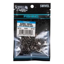 Scheels Outfitters Barrel Swivel With Interlock Snap Bulk Pack Black -Scheels Outfitters shop unnamed file 1931