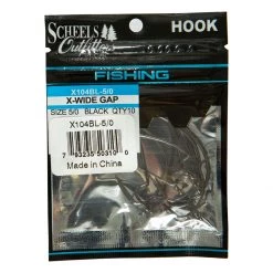Scheels Outfitters X-Wide Gap Hooks 10 Pack Black Chrome 9 Scheels Outfitters X-Wide Gap Hooks 10 Pack Black Chrome -Scheels Outfitters shop unnamed file 2019