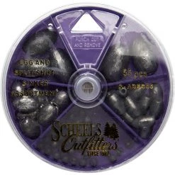 Scheels Outfitters Egg/Split Shot Sinker Dial Box