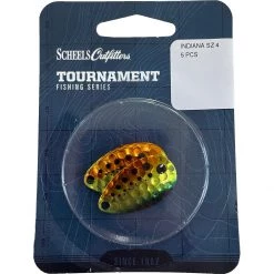 Scheels Outfitters Hammered Dot Indiana Spin Blades 5-Pack Firetiger -Scheels Outfitters shop unnamed file 2224