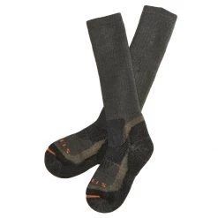 Adult Scheels Outfitters Whitetail Merino Wool Crew Hunting Socks Brown