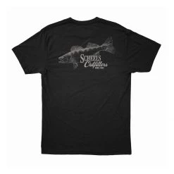 Scheels Outfitters Men's Scheels Outfitter Walleye T-Shirt Black Heather