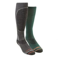 Adult Scheels Outfitters Extreme Cold Weather System 2 Pack Crew Hunting Socks Grey/green -Scheels Outfitters shop unnamed file 360