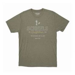 Scheels Outfitters Men's Scheels Outfitter Mallard Duck T-Shirt Olive Heather