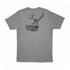 Scheels Outfitters Men's Scheels Outfitter Mule Deer T-Shirt Stone Heather