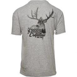 Scheels Outfitters Men's Scheels Outfitter Mule Deer T-Shirt Stone Heather -Scheels Outfitters shop unnamed file 407