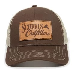 Men's Scheels Outfitters Pheasant Leather Patch Snapback Hat Brown/khaki -Scheels Outfitters shop unnamed file 421