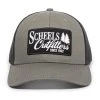 Men's Scheels Outfitters Patch Mesh Snapback Hat Olive/black