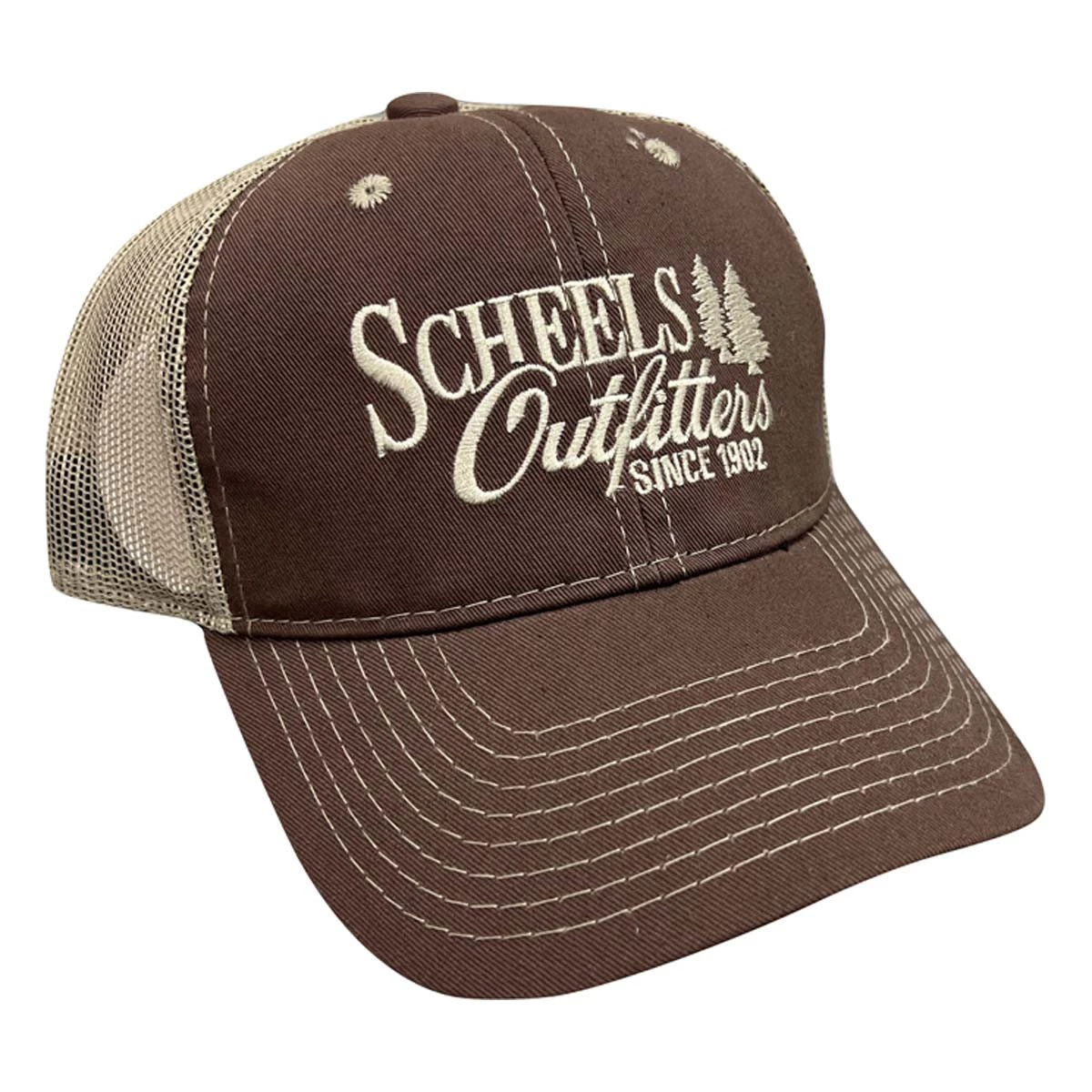 Scheels Outfitters Scheels Outfitter Casual Adjustable Hat Brown/khaki 2 Scheels Outfitters Scheels Outfitter Casual Adjustable Hat Brown/khaki - Image 2