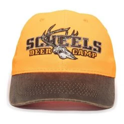 Men's Scheels Outfitters Deer Camp Blaze Orange Adjustable Hat