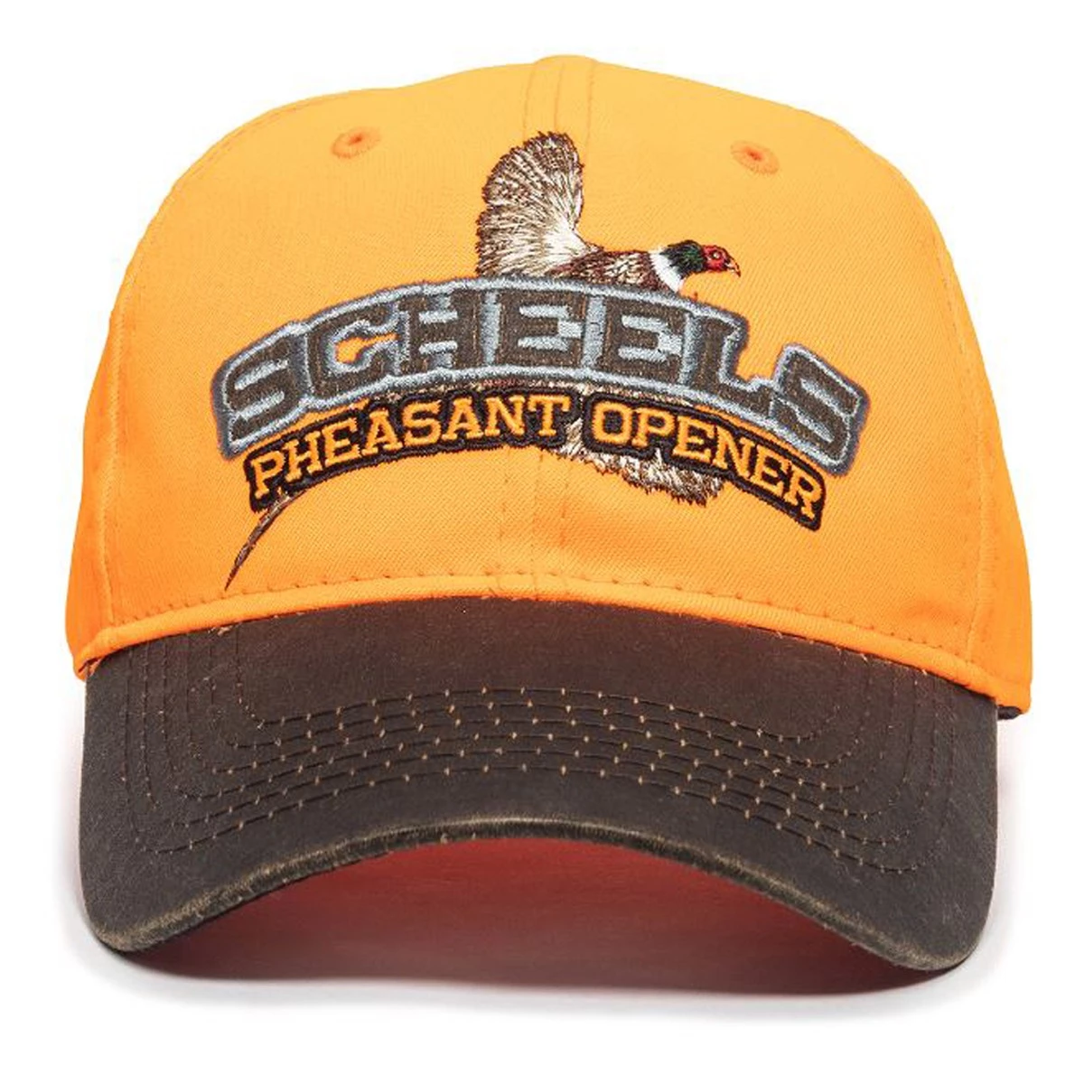Men's Scheels Outfitters Pheasant Opener Blaze Adjustable Hat 1 Men's Scheels Outfitters Pheasant Opener Blaze Adjustable Hat