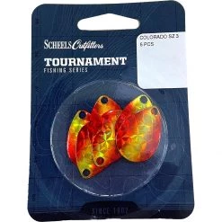 Scheels Outfitters Foil Colorado Spinner Blades 5-Pack Red Nickel Back -Scheels Outfitters shop unnamed file 942