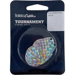 Scheels Outfitters Foil Colorado Spinner Blades 5-Pack Red Nickel Back -Scheels Outfitters shop unnamed file 945